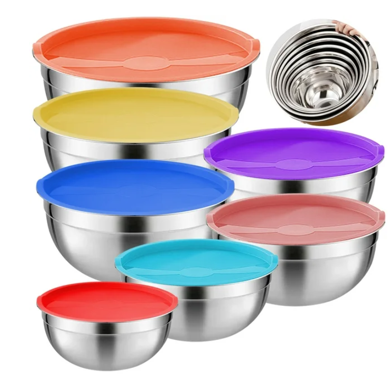 Mixing Bowls with Lids Set of 7